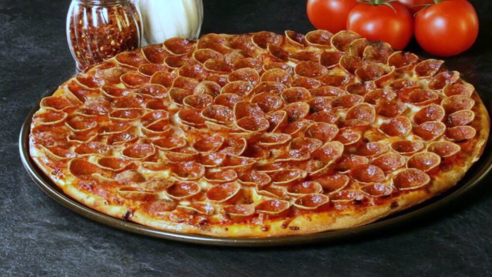 Old World pepperoni pizza