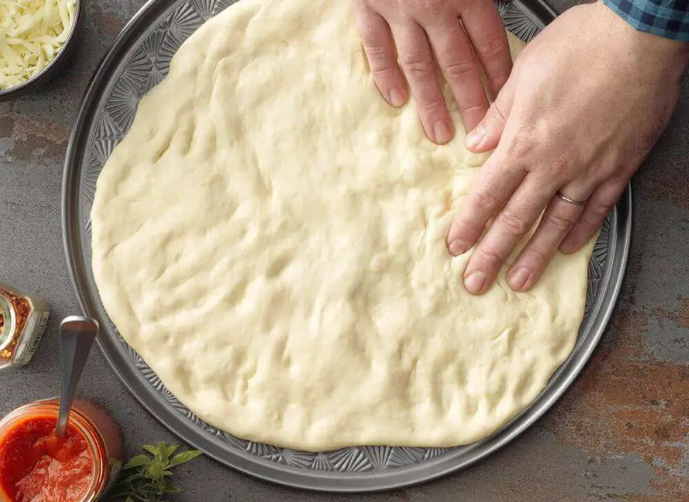 Kneading Pizza Dough