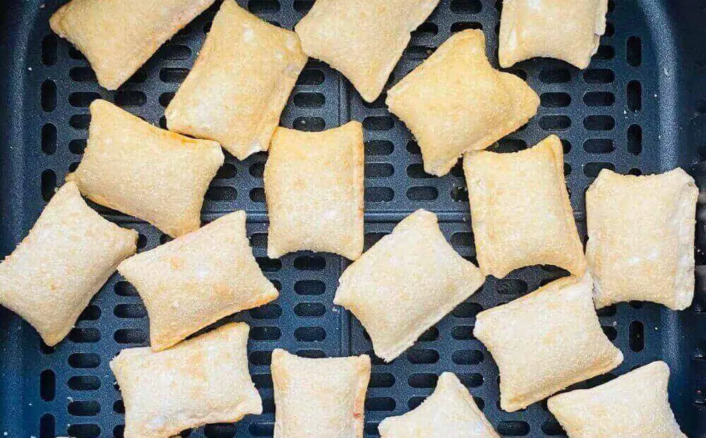 frozen pizza rolls in air fryer basket