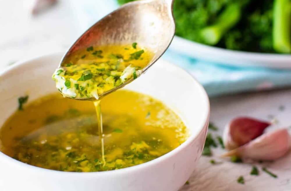 dip garlic parsley sauce
