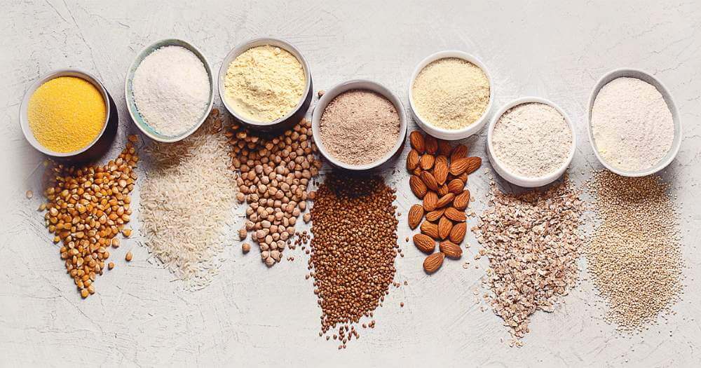 Types of Flour from Different Grains