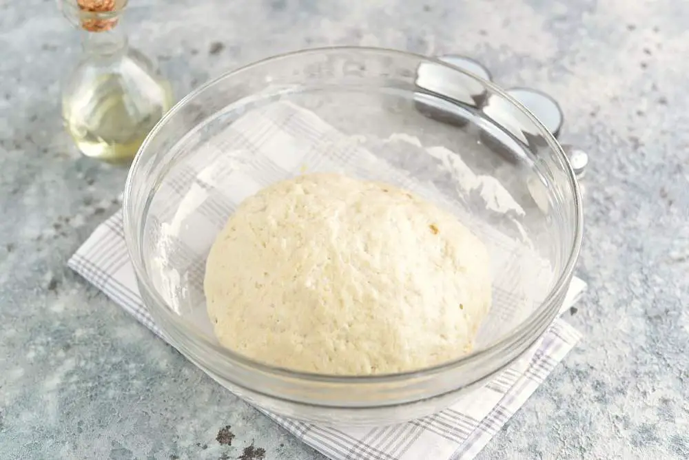 Pizza Dough in Bowl