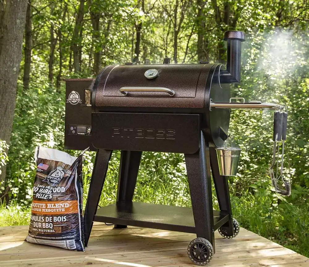 Pit Boss pellet grill preheating